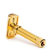 Rex Supply Co. Rex Supply Co. Ambassador DeLuxe Gold Adjustable Stainless Steel DE Razor RSC-101G Razor White Smoke