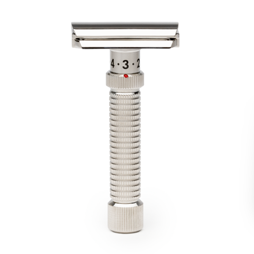 Rex Supply Co. Rex Supply Co. Ambassador Polished Adjustable Stainless Steel DE Razor RSC-101P Razor White Smoke