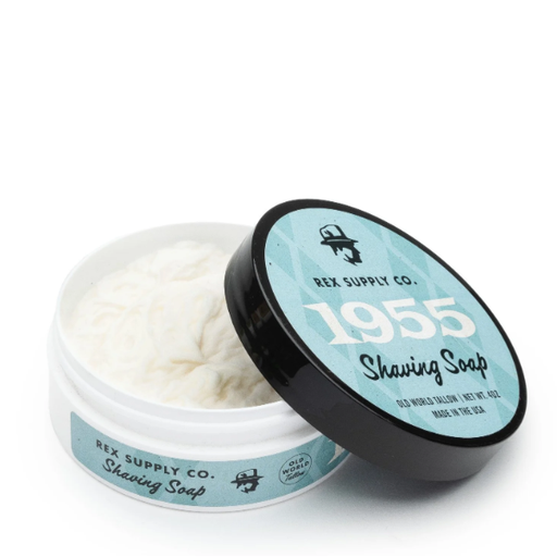 Rex Supply Co. Rex Supply Co. 1955 Old World Tallow Shaving Soap 4 Oz Shaving Soap White Smoke