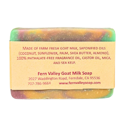 Fern Valley Soap Natural Goat Milk Soap | Caribbean Delight Detoxifying Sea Kelp Scrub Goat Milk Soap Navajo White