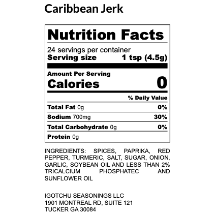 Igotchu Caribbean Jerk seasoning