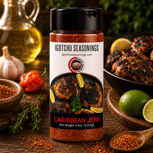 Igotchu Seasonings Igotchu Caribbean Jerk seasoning Seasonings & Spices Black 5.5 oz,8 oz