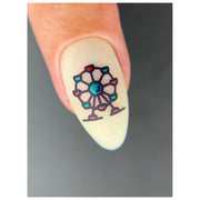 UberChic Beauty Carnival & Fair Time Stamping Plate Dim Gray