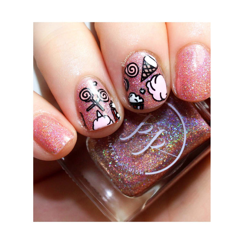 UberChic Beauty Carnival & Fair Time Stamping Plate Gray