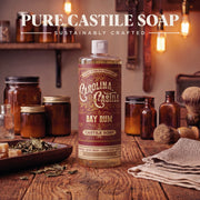 Carolina Castile Soap Bay Rum Castile Soap Sienna 32 oz,1 Gallon