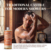 Carolina Castile Soap Orange Castile Soap White Smoke 32 oz,1 Gallon