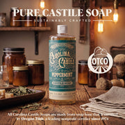 Carolina Castile Soap Peppermint Castile Soap Dim Gray 32 oz,1 Gallon
