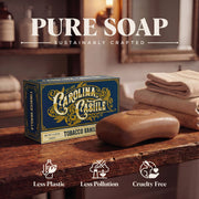 Carolina Castile Soap Castile Bar Soap - Tobacco Vanilla Dark Slate Gray 1 Bar,3 Pack,6 Pack,Case of 48 bars