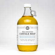 Rustic Strength Castile Soap - Ultra Concentrate | Unscented Multi-Purpose Cleaner Lavender Half Gallon Glass