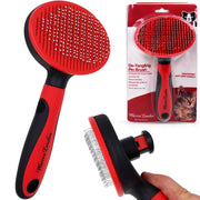 Warren London Cat De-Tangling Pin Brush Cat Supplies White Smoke