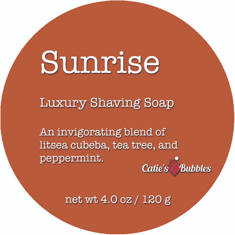 Catie's Bubbles Catie's Bubbles Sunrise Shaving Collection Shaving Set Sienna Shaving Soap 4oz