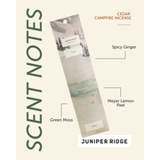 Juniper Ridge Cedar Campfire Incense (20 Sticks) 3-Pack Incense Seashell