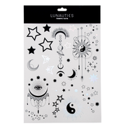 Lunautics Celestial Dream - Holographic Temporary Tattoo Temporary Tattoo Light Gray
