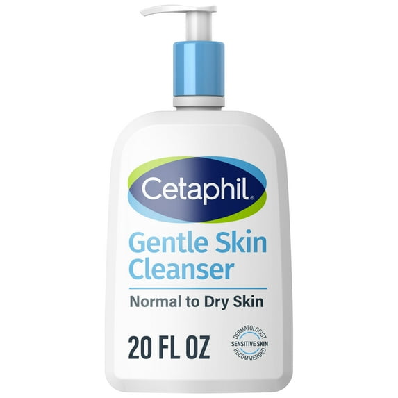 Cetaphil Cetaphil Gentle Skin Cleanser, Hydrating Normal to Dry Sensitive Skin - 16.0 Fl Oz Facial Cleansers White Smoke