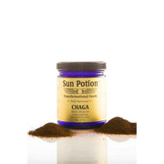 Sun Potion Chaga Mushroom Powder (Wildcrafted) Adaptogen White Smoke 70g Jar