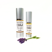 Rooted Earth Farm + Apothecary Chaga Face Serum Skin + Face Serums Light Gray unscented / 0.50 oz,lavender / 0.50 oz,lavender / 1 oz,unscented / 1 oz