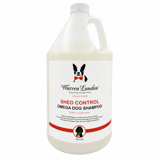 Warren London Shed Control Shampoo for Dogs - Professional Size Dog Shampoo Lavender