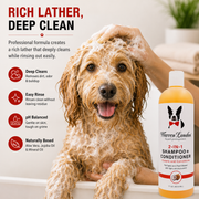 Warren London 2-in-1 Dog Shampoo & Conditioner – Coconut, 17 oz Dog Shampoo Lavender