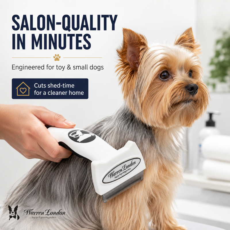 Warren London Warren London Long Hair Deshedding Brush Leashes, Collars & Accessories Lavender Small 1.75" Brush (up to 25 lbs),Medium 2.5" Brush (25 - 50 lbs),Large 4" Brush (40+ lbs)