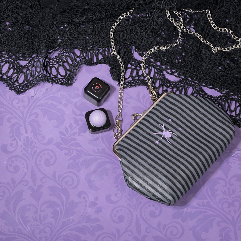 Profusion Cosmetics Gothic Beauty-Cosmetic Bag & Lip Balm Set Eye Medium Purple