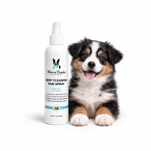Warren London Deep Cleaning Paw Spray for Dogs Spa Product White Smoke