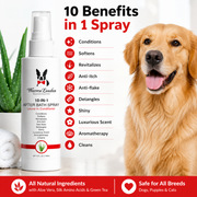 Warren London 10-In-1 Leave-In Conditioner and Detangling Spray Spa Product White Smoke 4 Oz,16 Oz