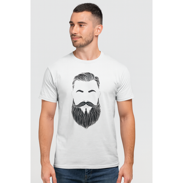 Pasteur Pharmacy Pasteur Beard & Mustache Minimalist White T-Shirt t-shirt Lavender S,M,L,XL
