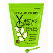 Naturamericas Naturamericas Yungas Green Stevia Sweetener Stevia Sweetener White Smoke 3.5oz (100g),0.75oz (5g) - Sample Size,2.2 lbs (1000g)