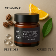 Lather & Wood Shaving Co Caffeine Restoring Eye Cream Men Grooming, Health Rosy Brown