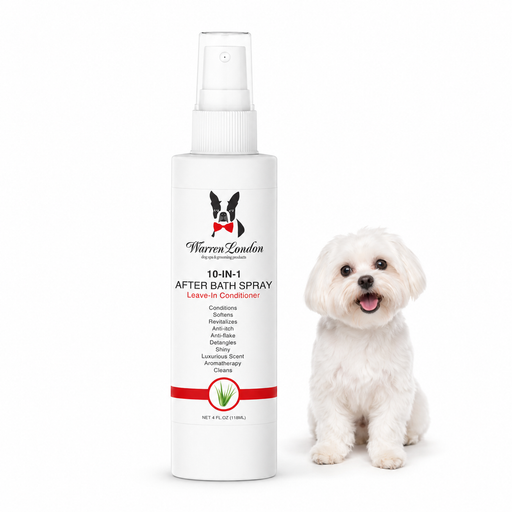 Warren London 10-In-1 Leave-In Conditioner and Detangling Spray Spa Product White Smoke 4 Oz
