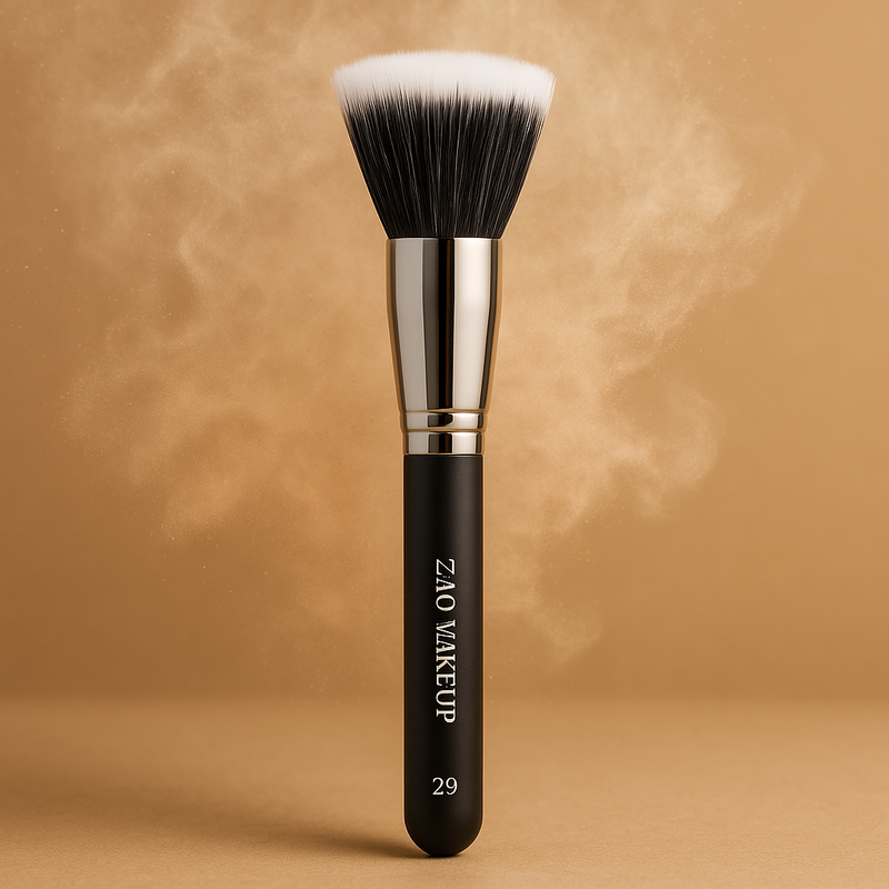 ZAQ Skin & Body STIPPLING BRUSH Make Up Dark Khaki