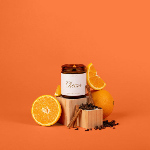 Fontana Candle Co Cheers! Congratulations Jar Candle Candles Coral