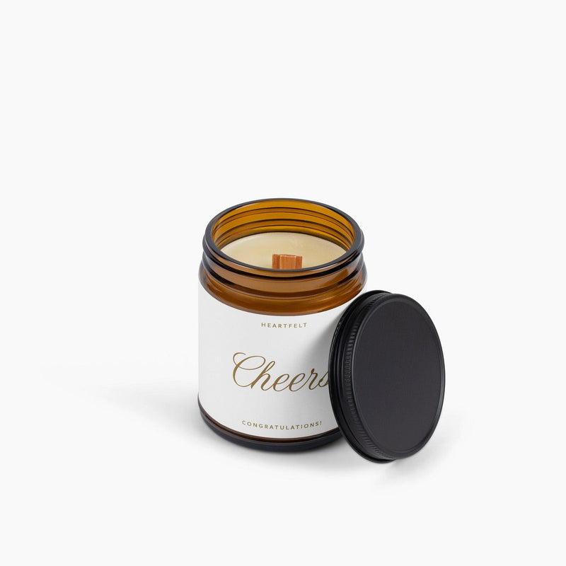 Fontana Candle Co Cheers! Congratulations Jar Candle Candles White Smoke
