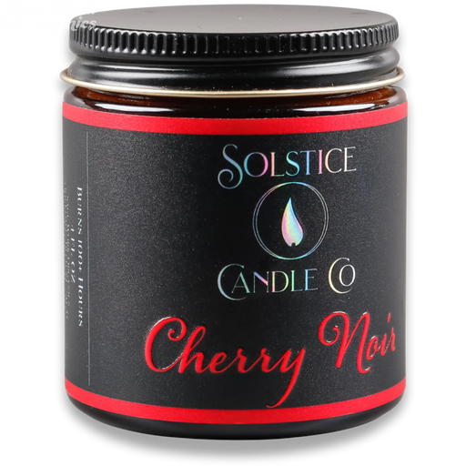 SageWork Organics Cherry Noir Candle Scented Candles Dark Slate Gray 4oz