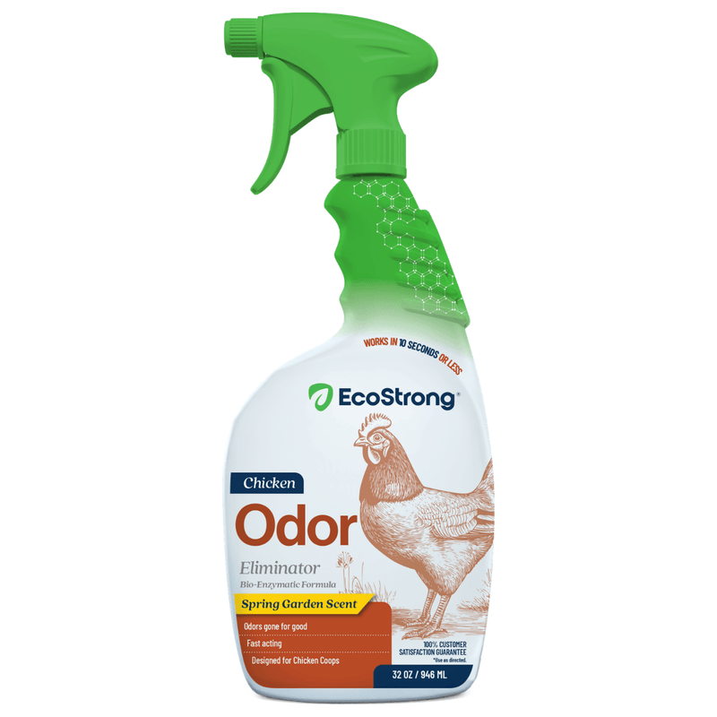 EcoStrong Chicken Coop Odor Eliminator Pet & Animal > Chicken Coop Odor White Smoke 32 oz Sprayer Bottle