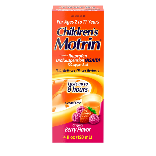 Motrin Motrin Chd Ss 100Mg/5Ml 120Ml Inp Medicine & Drugs Orange Red