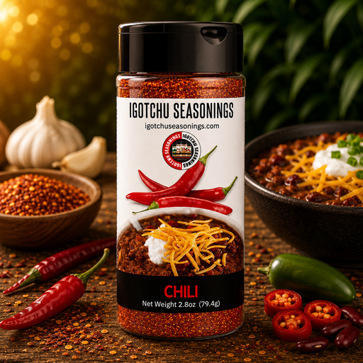Igotchu Seasonings Igotchu Chili Seasoning Seasonings & Spices Black 5.5 oz,8 oz