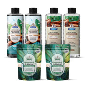 Garner's Garden 2 Pack Oral Care Package | Trio | H2O2 | Fluoride Free Packages White Smoke 2 x 16oz Reduced Cinnamint Mouthwash & Oxy Pulling / 2 x 2oz Chlorophyll Tooth Powder