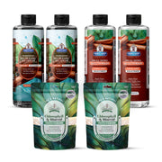 Garner's Garden 2 Pack Oral Care Package | Trio | H2O2 | Fluoride Free Packages White Smoke 2 x 16oz Regular Cinnamint Mouthwash & Oxy Pulling / 2 x 2oz Chlorophyll Tooth Powder