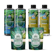 Garner's Garden 2 Pack Oral Care Package | Trio | H2O2 | Fluoride Free Packages White Smoke 2 x 16oz Regular Lemongrassmint Mouthwash & Oxy Pulling / 2 x 2oz Chlorophyll Tooth Powder