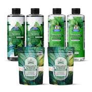 Garner's Garden 2 Pack Oral Care Package | Trio | H2O2 | Fluoride Free Packages White Smoke 2 x 16oz Regular Peppermint Mouthwash & Oxy Pulling / 2 x 2oz Chlorophyll Tooth Powder
