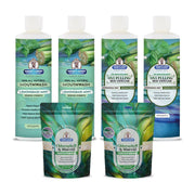 Garner's Garden 2 Pack Oral Care Package | Trio | H2O2 | Fluoride Free Packages White Smoke 2 x 16oz Reduced Lemongrassmint Mouthwash & Oxy Pulling / 2 x 2oz Chlorophyll Tooth Powder
