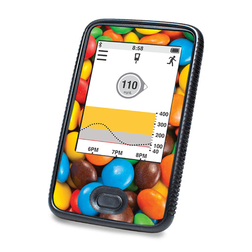 Peelz Chocolate Candies Designed for DEXCOM G6 Touchscreen Receiver Peelz/Stickers White Smoke