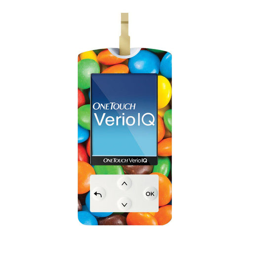 Peelz Chocolate Candies for OneTouch Verio IQ Glucometer Peelz/Stickers White Smoke