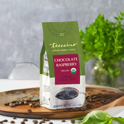 Teeccino Chocolate Raspberry Chicory Herbal Coffee Herbal Coffee Gray 11 ounce ground,5lb ground,Trial Size