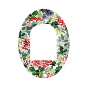 Peelz Christmas Berries Pod Patch Tape - Pump Peelz Patch Medical Tape White Smoke 1-Pack Omnipod Tape