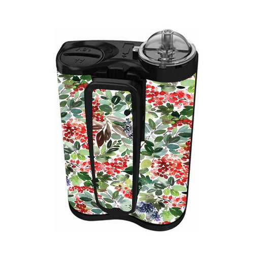 Peelz Christmas Berries Sticker for Medtronic MiniMed 770G & 780G Peelz/Stickers White Smoke Whole System Peelz (front back + clip),Front Peelz,Back and Clip Peelz