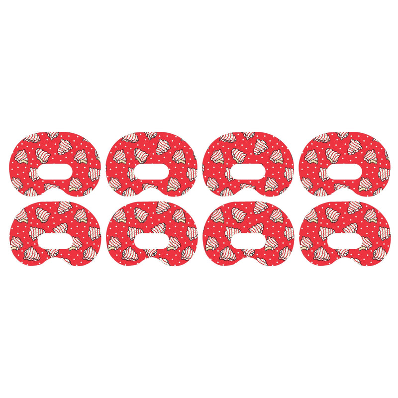 Peelz Christmas Cakes Medtronic Guardian Connect Patch Tape - Pump Peelz Patch Medical Tape White Smoke 4-Pack Medtronic CGM Tape