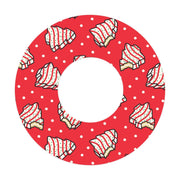 Peelz Christmas Cakes Patch  Tape Designed for the FreeStyle Libre 2 Patch Medical Tape White Smoke 1-Pack Libre
