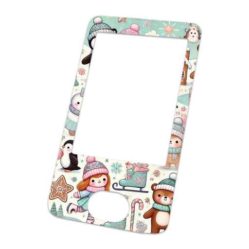 Peelz Christmas Scene Sticker for DEXCOM G6 Touchscreen Receiver Peelz/Stickers White Smoke
